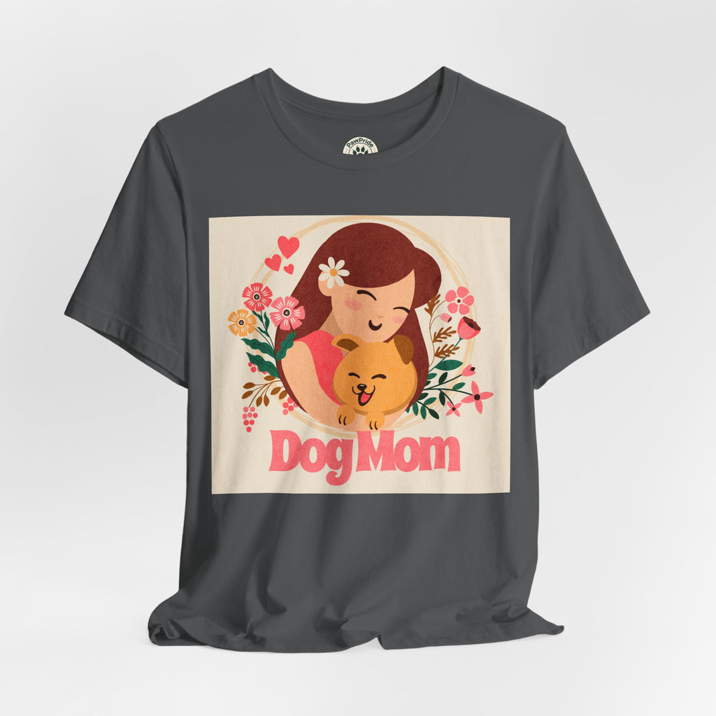 Dog Mom T-Shirt — Cute Floral Dog Mom Tee