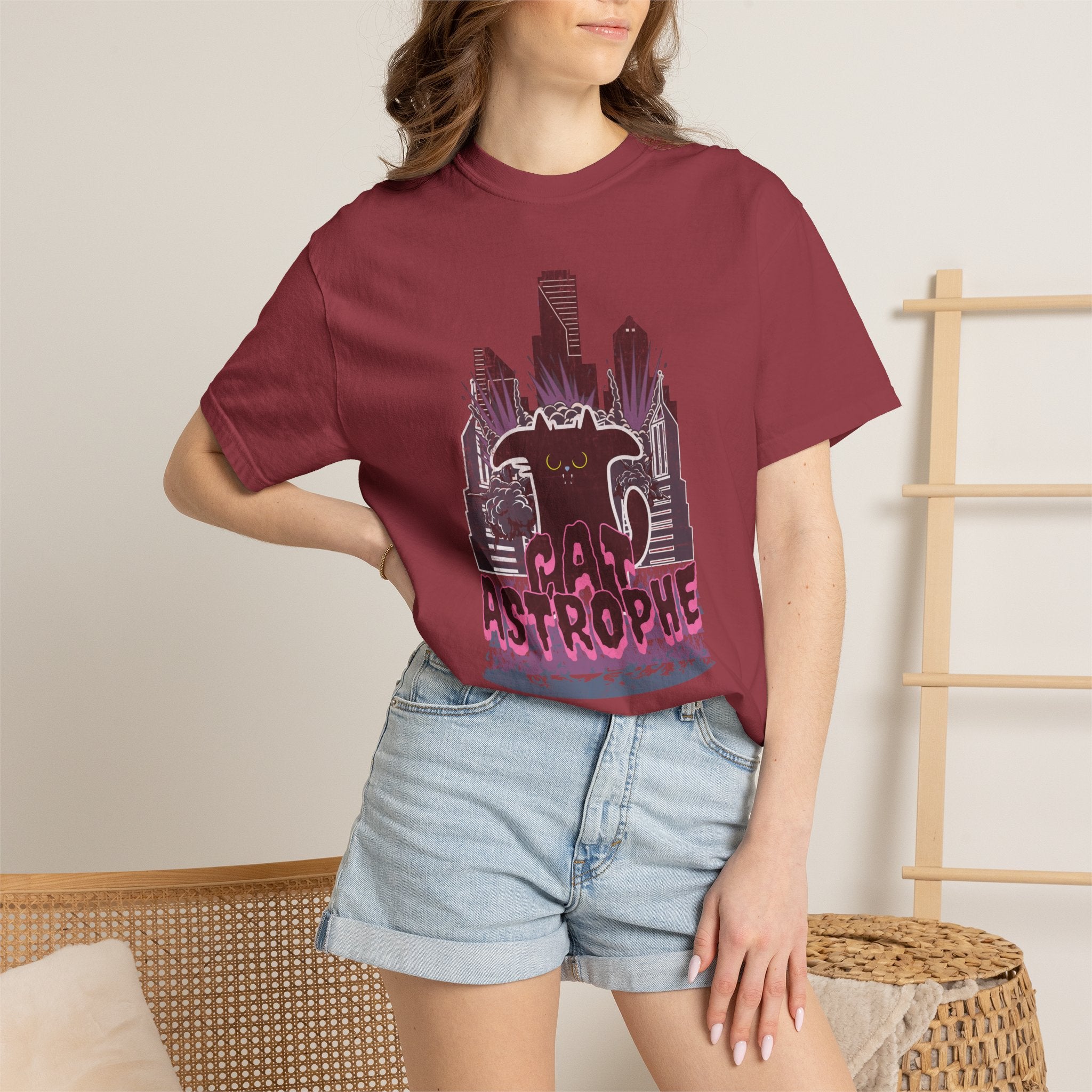 Astrophe Cityscape T-Shirt — Retro Monster Graphic Tee