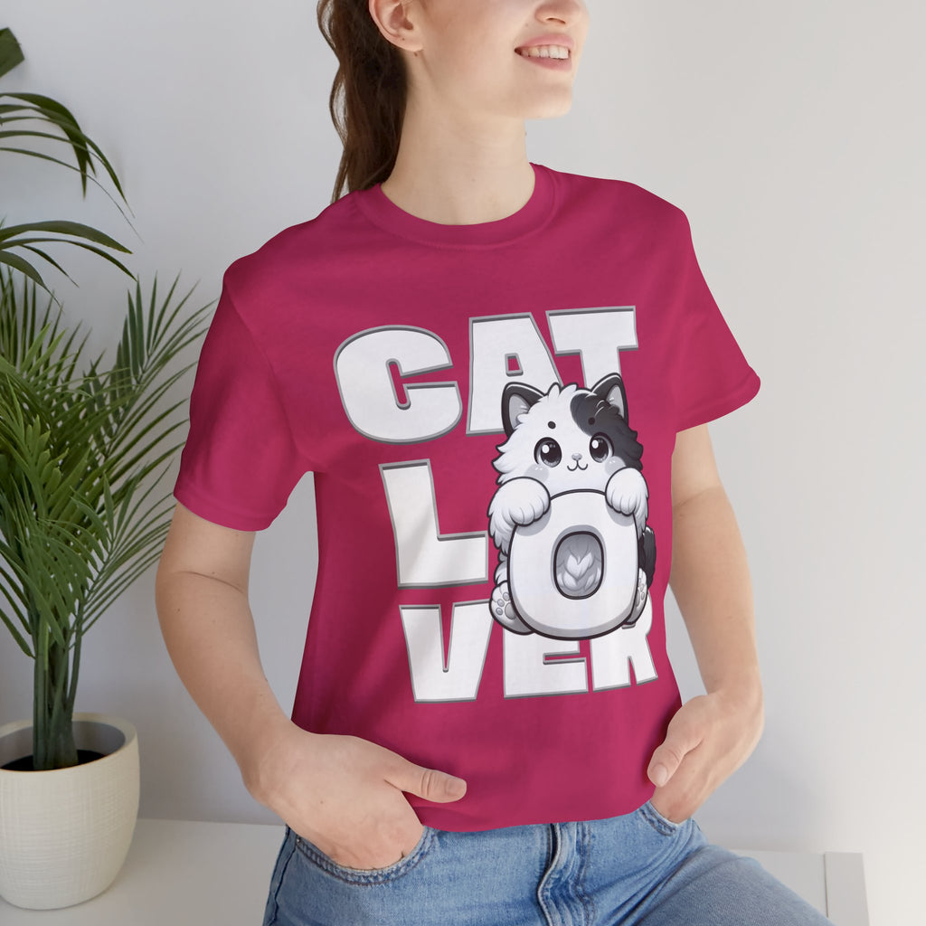 Cat Lover T‑Shirt — Cute Kitten Donut Graphic Tee for Cat Fans