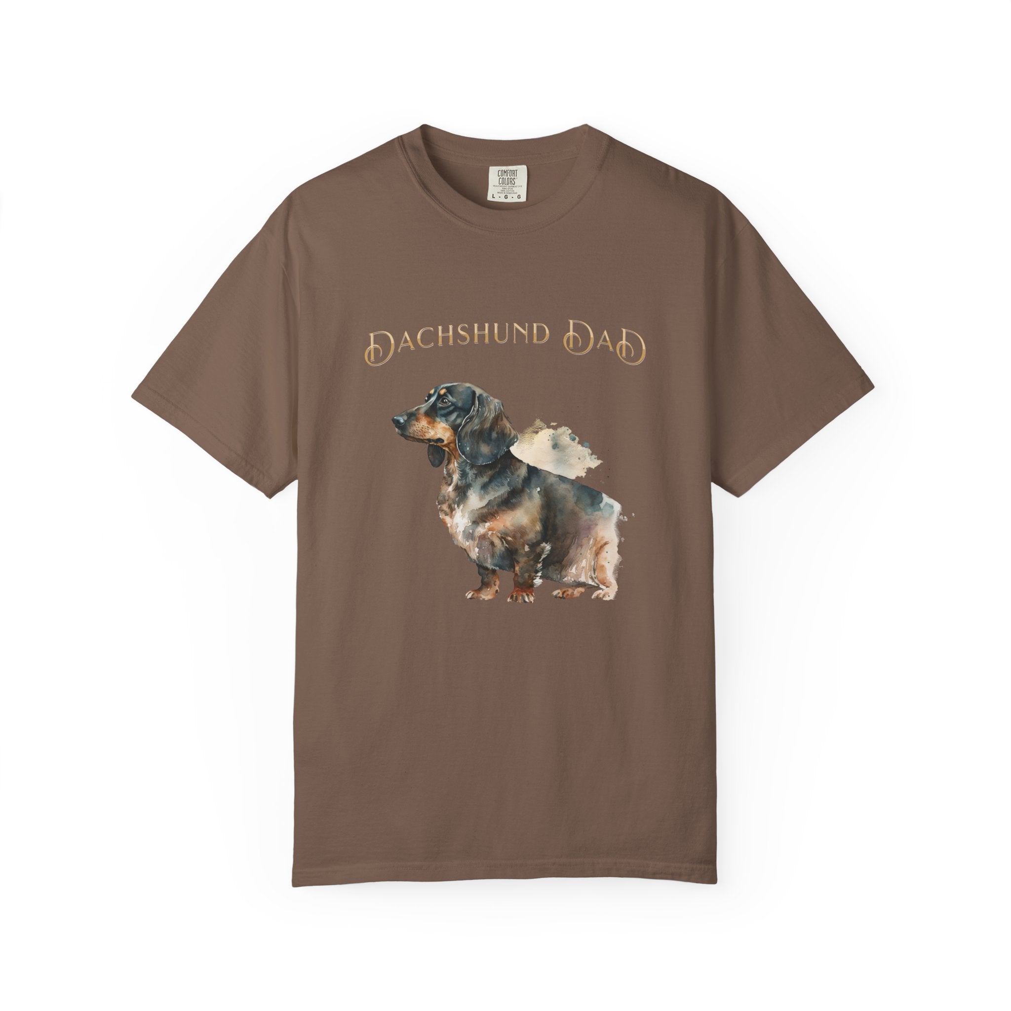 Dachshund Dog T-Shirt — Watercolor Sausage Dog Graphic Tee