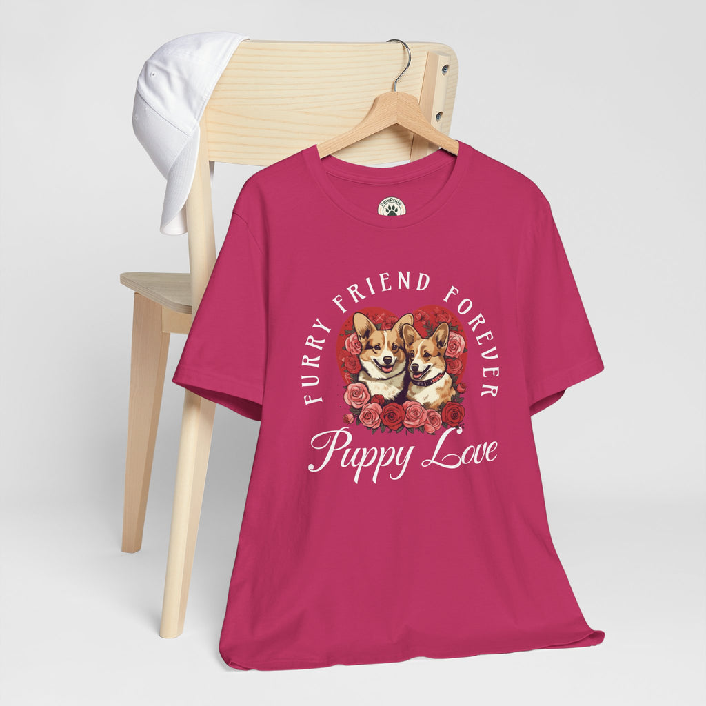 Puppy Love T-Shirt — "Furry Friend Forever" Corgi Tee