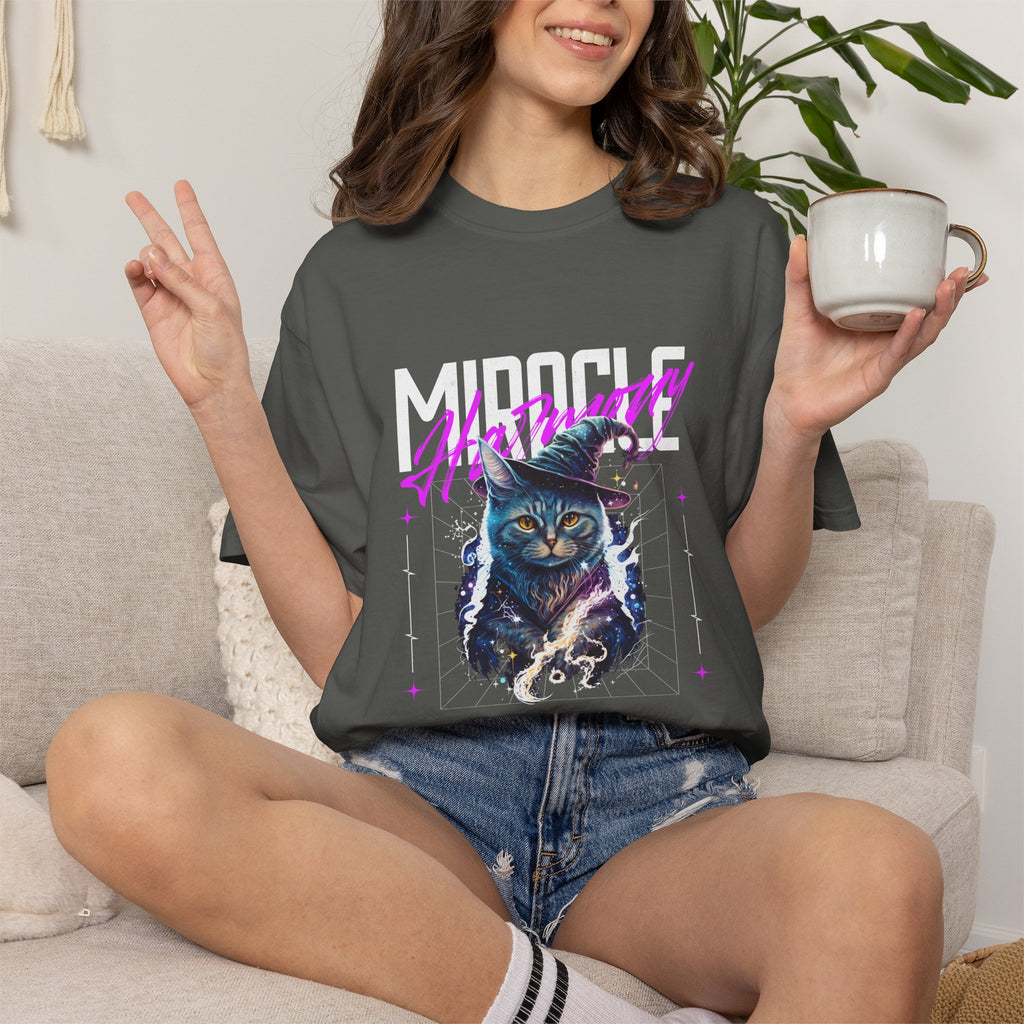 Miracle Mystic Owl T-Shirt — Neon Retro Graphic Tee