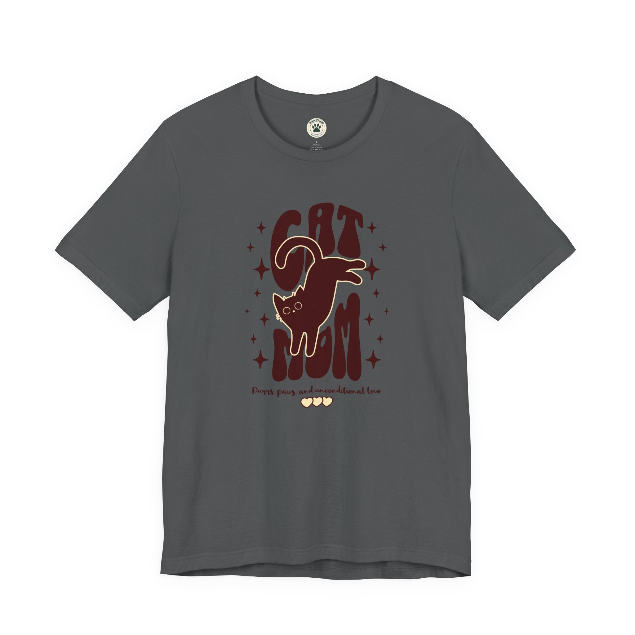 Cat Mom Retro Graphic Tee — "Cat Mom" Vintage Cat Lover T‑Shirt