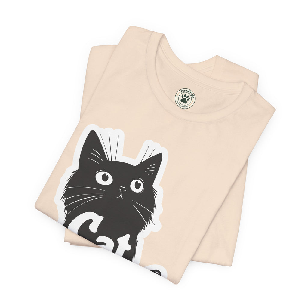 Cat Mama T-Shirt – Cute Black Cat Graphic Tee for Cat Lovers