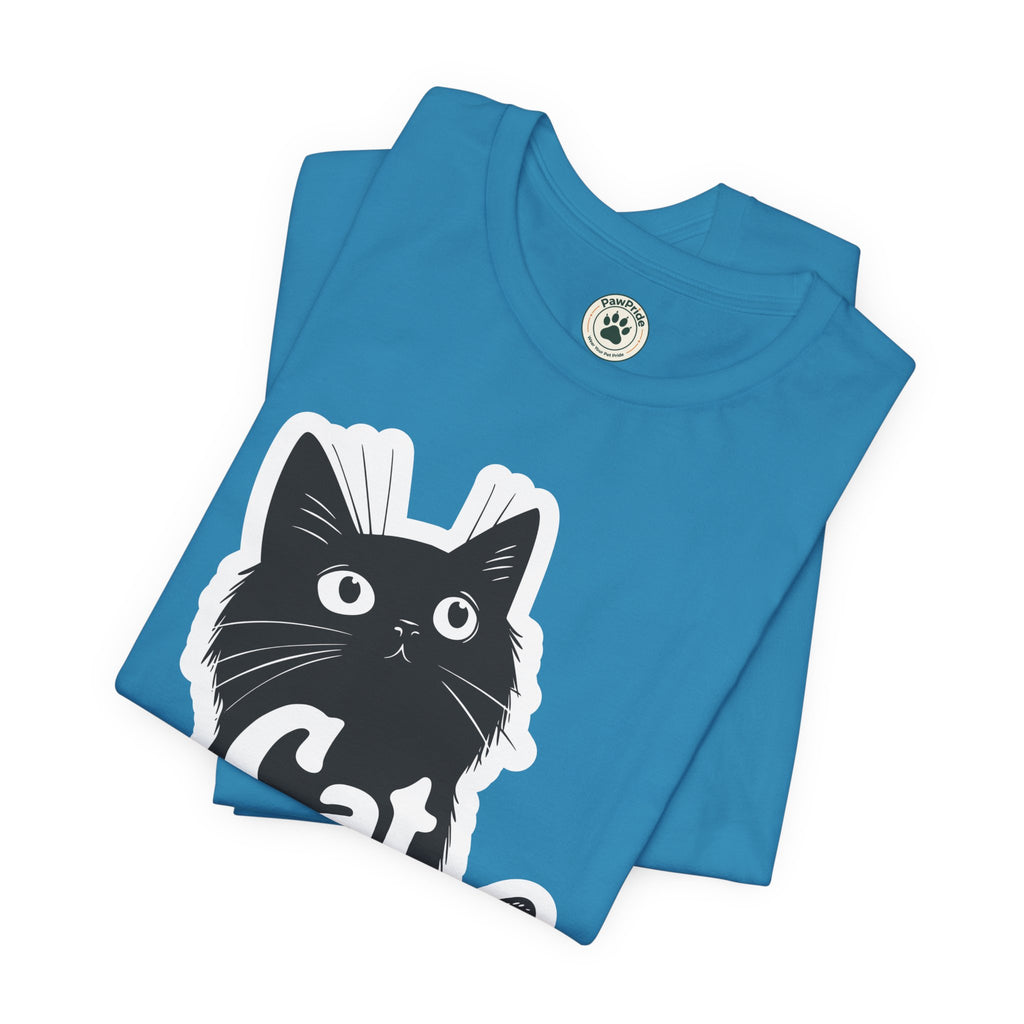 Cat Mama T-Shirt – Cute Black Cat Graphic Tee for Cat Lovers