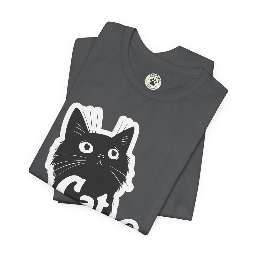 Cat Mama T-Shirt – Cute Black Cat Graphic Tee for Cat Lovers