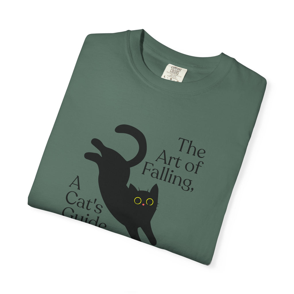 Cat "The Art of Falling" Graphic T-Shirt — A Cat’s Guide to Life