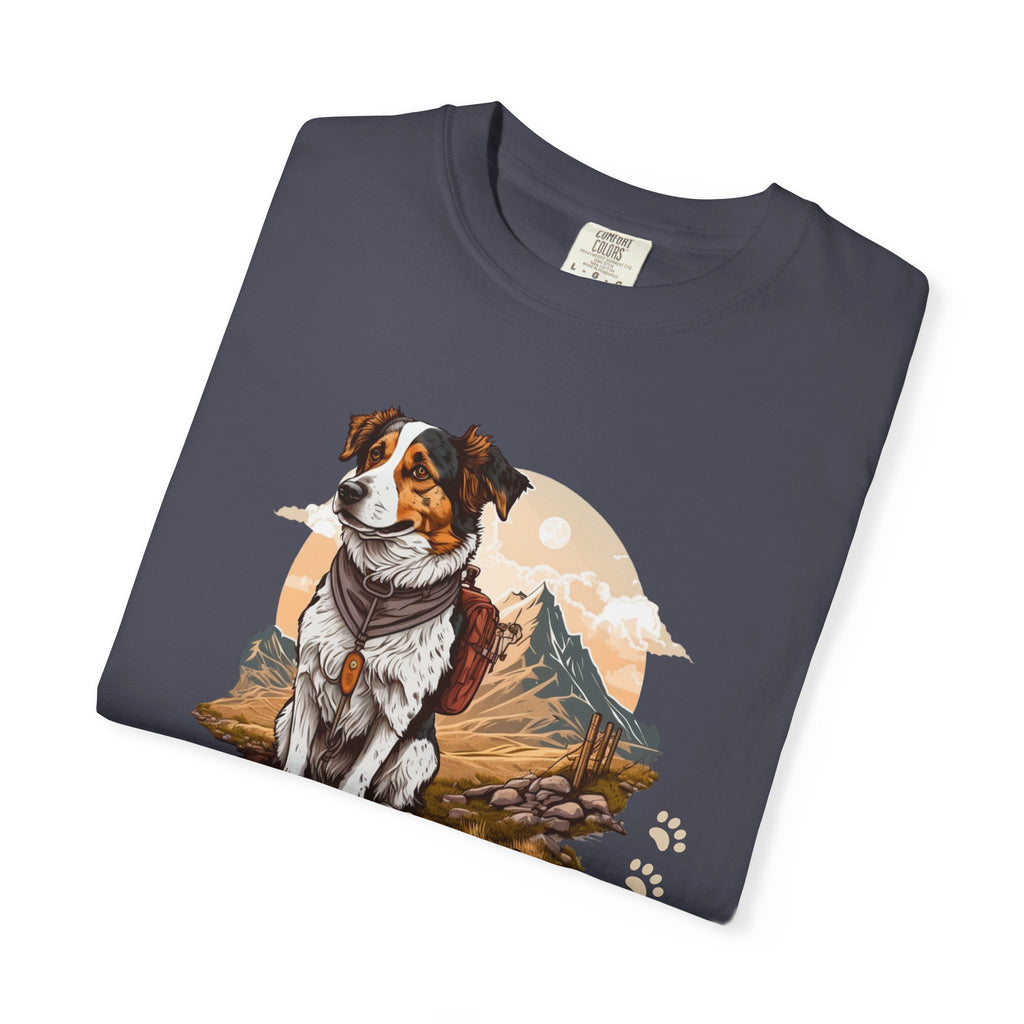 Outdoory Dog T-Shirt — Adventure Mountain Pup Graphic Tee