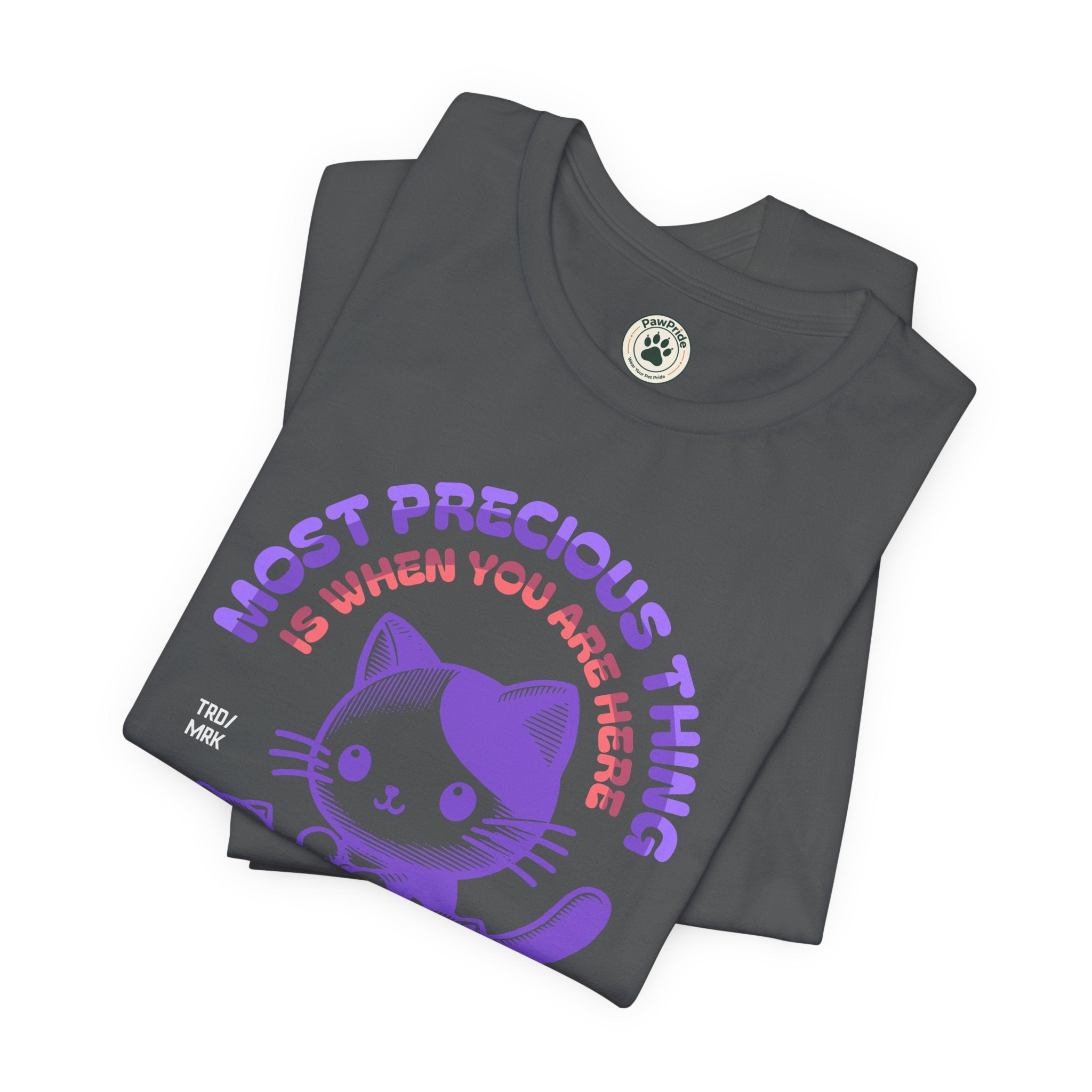 Family Time Cat Tee — "Most Precious Thing Is When You Are Here" Cute Cat Family T-Shirt