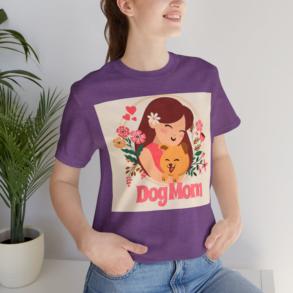 Dog Mom T-Shirt — Cute Floral Dog Mom Tee
