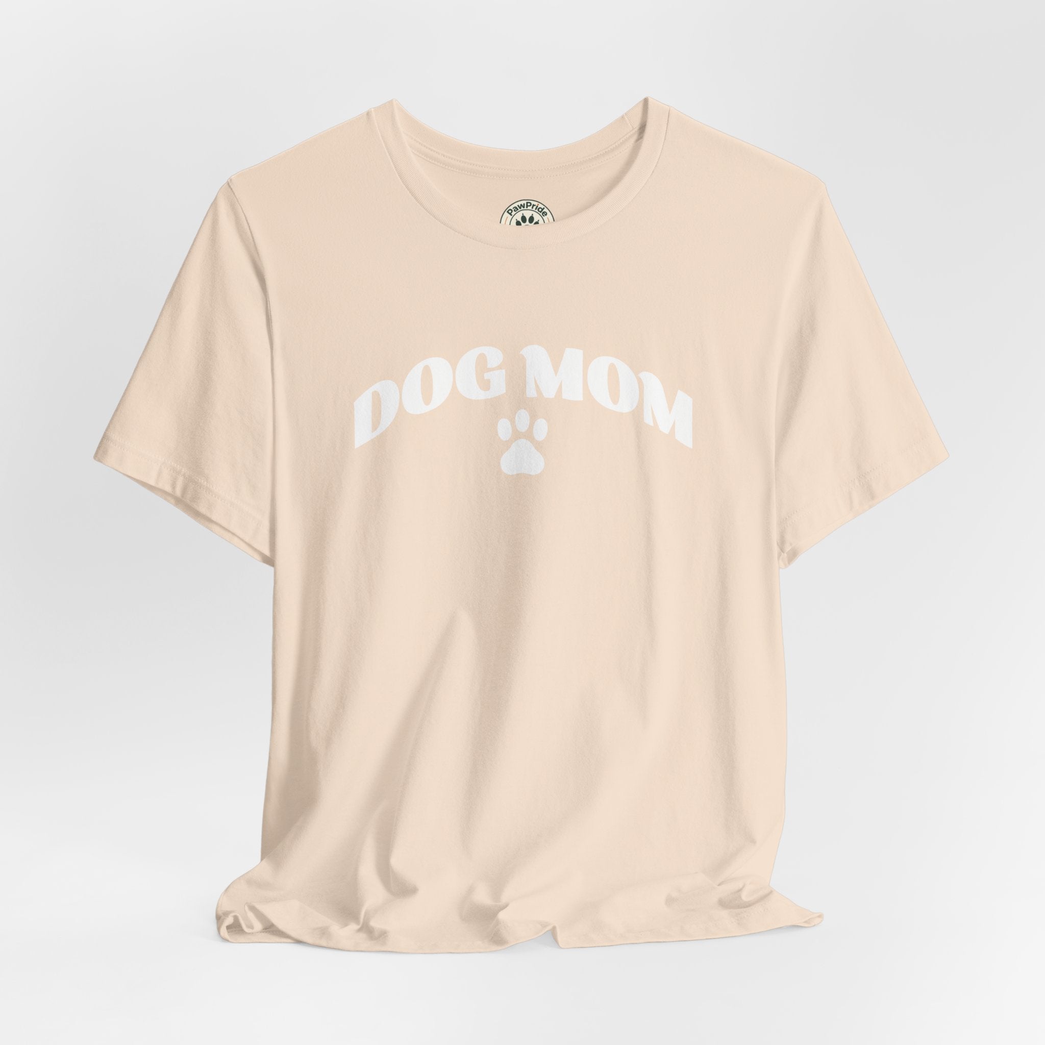 Dog Mom T-Shirt – Retro Paw Print Tee for Dog Lovers, Pet Mom Gift