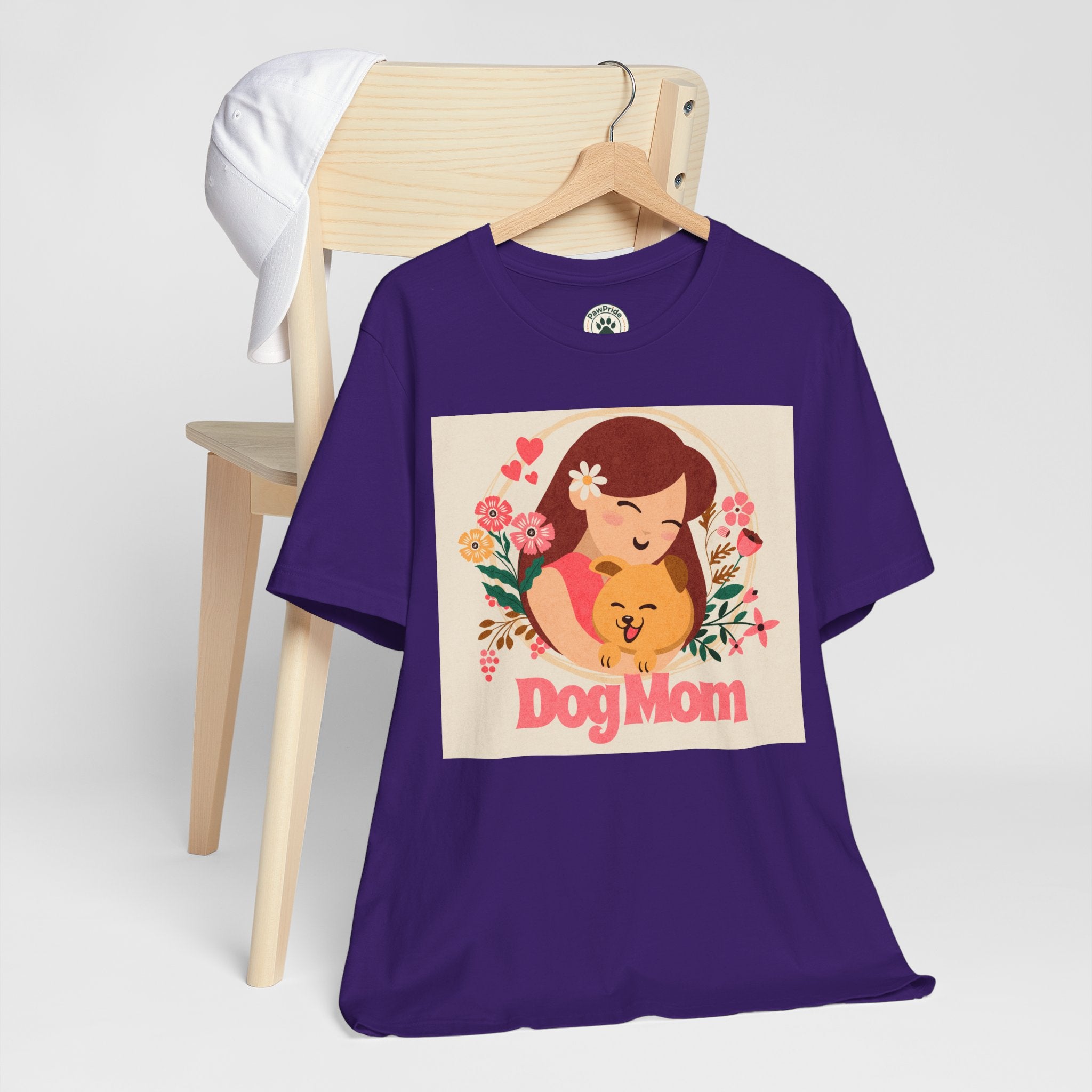 Dog Mom T-Shirt — Cute Floral Dog Mom Tee