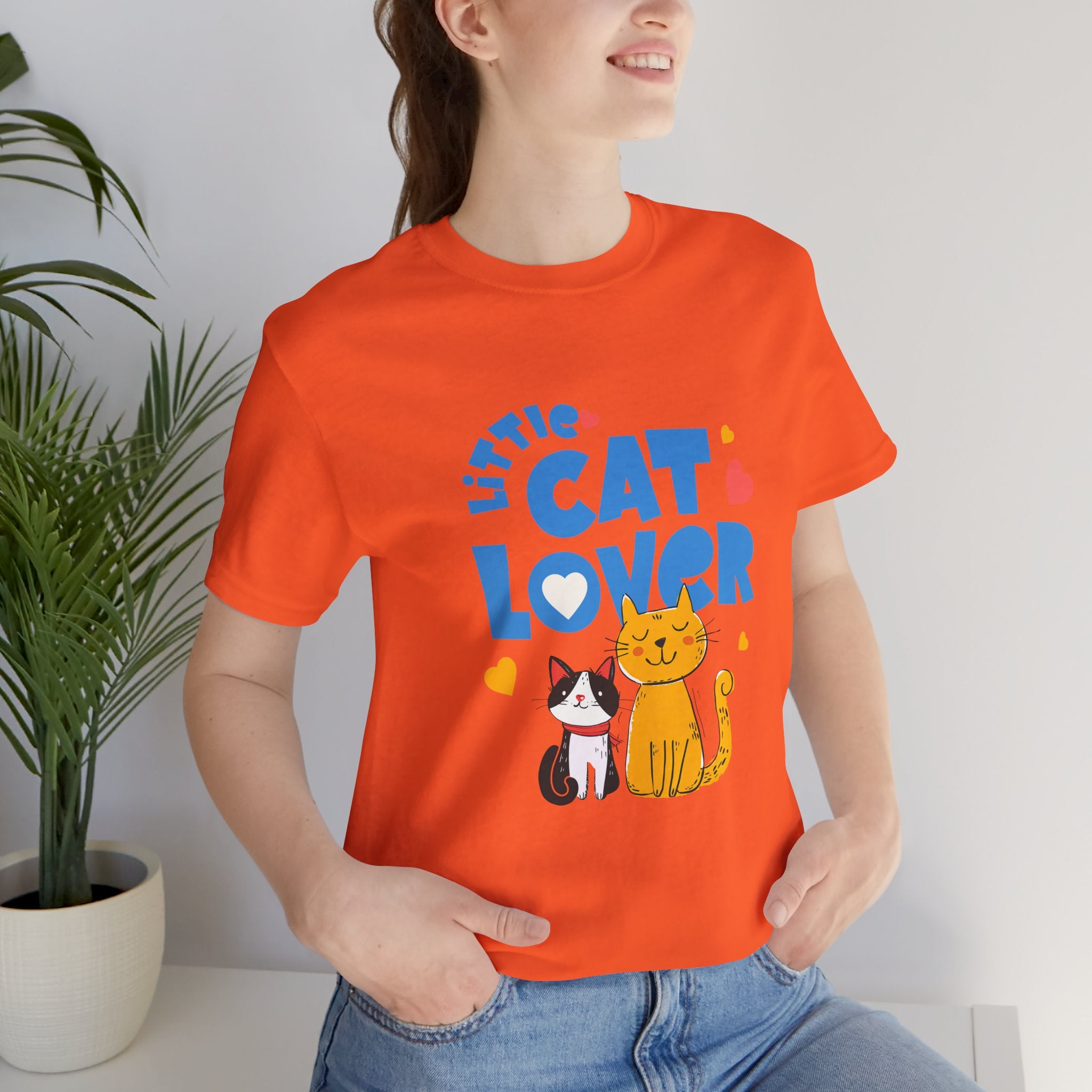 Little Cat Lover T-Shirt — Cute Cat Graphic Tee for Kids & Cat Moms