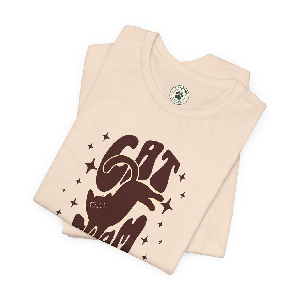 Cat Mom Retro Graphic Tee — "Cat Mom" Vintage Cat Lover T‑Shirt